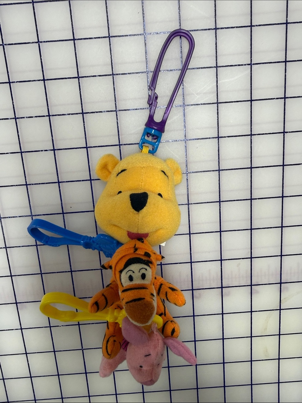 Disney Winnie The Pooh tigger movie McDonald's Plush Keychain Danglers Set of 3 - Picture 4 of 6